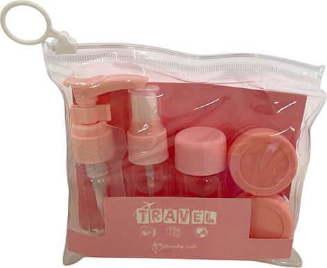 Beauty Salon Plastic Travel Bottles Set of 5