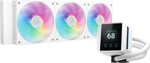 Deepcool Mystique 360 WH ARGB Охлаждане AIO CPU с 3 Вентилатора 120mm Бял