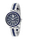 U.S. Polo Assn. Agatha Women's Watch with Silver Metal Bracelet