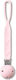 Babyono Clip Pacifier made of Silicone Pink