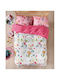 Kentia Pady Set de față de pernă pentru copii din bumbac 100% 52x72cm Multi