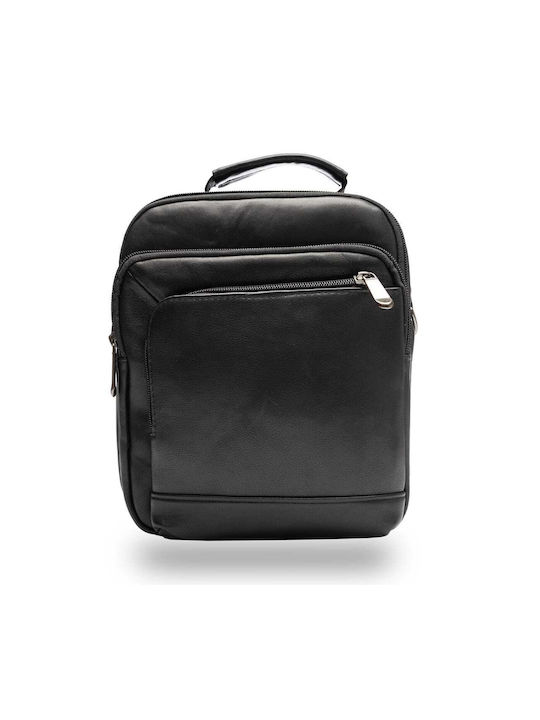 Piele Geantă pentru bărbați De umăr / tip crossbody Neagră
