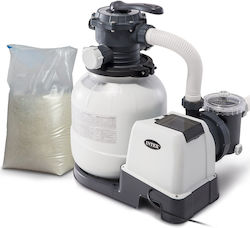 Intex Sand Filter Pump 7900 L H 26646 + 25 Kg Sand Intex Sand Filter Pump 7900 L H 26646 + 25 Kg Sand