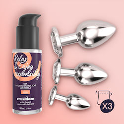 Crushious Bijou Anal Plug Small Transparent