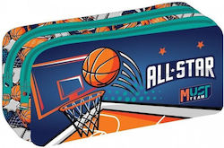 Must Team Pencil Case Barrel with 2 Compartments
