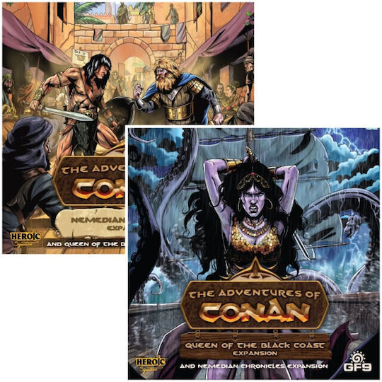 Game Expansion Adventures of Conan Nemedian Chronicles & Queen of the Black Coast (EN) Gale Force Nine
