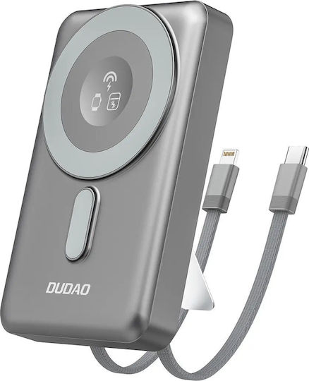 Dudao K29 MagSafe Power Bank 10000mAh 20W With USB-C Power Delivery Output Port Grey
