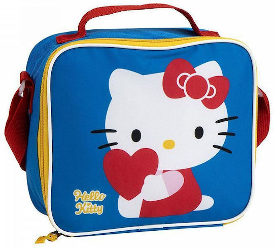 Cerda Hello Kitty Σχολικό Ισοθερμικό Τσαντάκι Φαγητού Χειρός Μπλε Hello Kitty 20x10x24cm