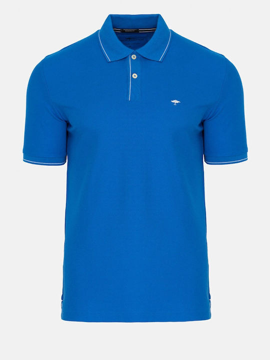 Fynch Hatton Polo Μπλούζα Κοντομάνικη Μπλε