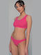 Milena by Paris Underwear Set with Slip Fuchsia