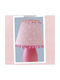Oxygen Παιδικό Διακοσμητικό Φωτιστικό Ροζ 30x20x15εκ.
