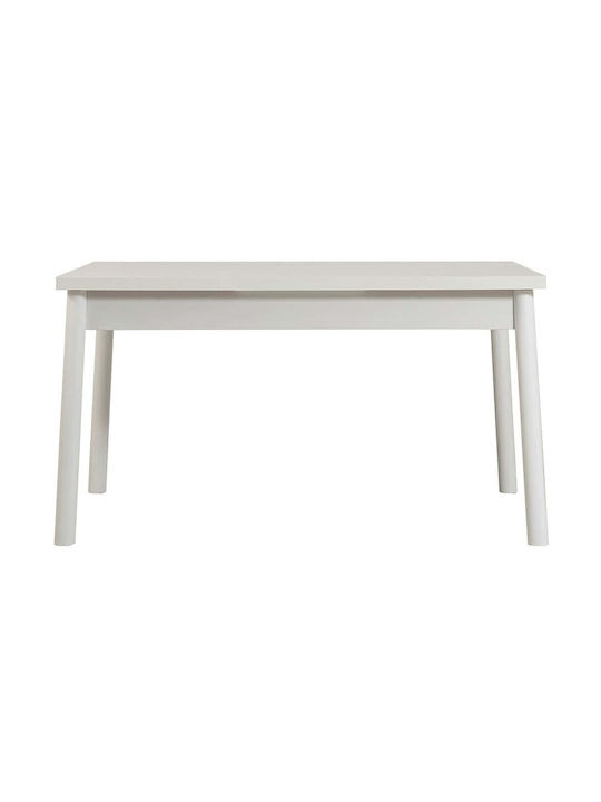 Costa Τραπέζι Τραπεζαρίας Ξύλινο White 120x75x7...