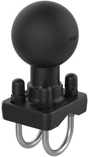 Ram Mounts Ram Double Socket Arm U-bolt Base 1" 1.25" Rails Size D