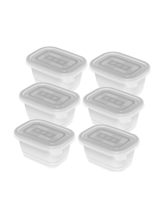 Rotho Babydesign Σετ Δοχεία Φαγητού Πλαστικά Διάφανα 7.5cm 6τμχ