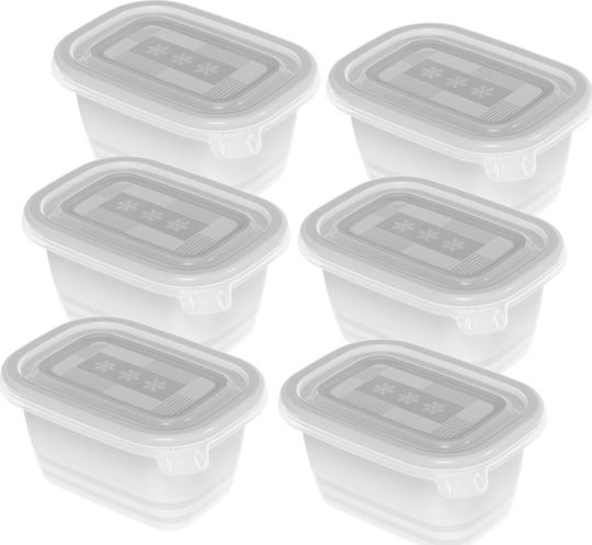 Rotho Babydesign Transparent Lunch Box Set 6 Pieces