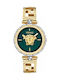 Versace Medusa Womens Watch 34mm Battery with Gold Metal Bracelet
