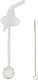 Dr. Brown's Replacement White Straws Baby's First Straw Cup TC 073 Made of Plastic for 6+ Months
