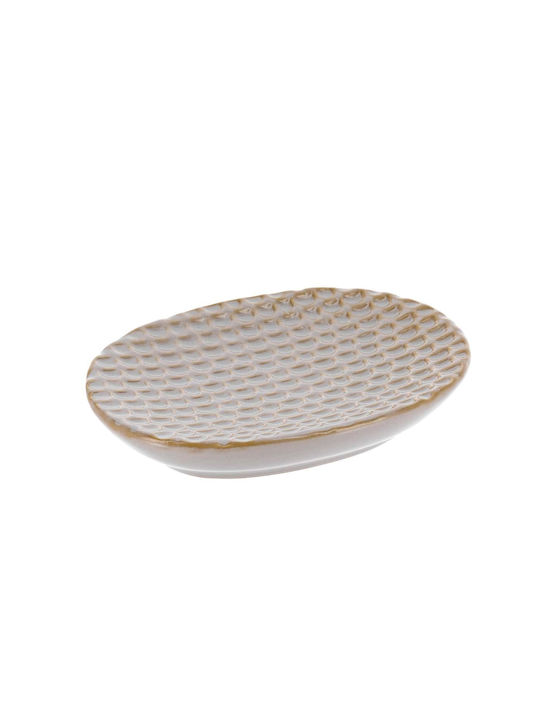 Eurocasa Seifenschale Steingut 13,8x10x2,5 cm Eurocasa