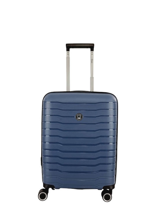 Rain Travel Cabin Suitcase Hard Blue Raf with 4...