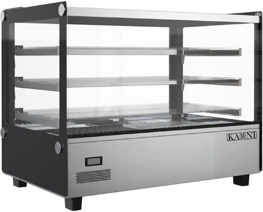 Karni Vitrină încălzită cu cameră 3 Nivele L88.8 x l56.8 x Î68.6 cm