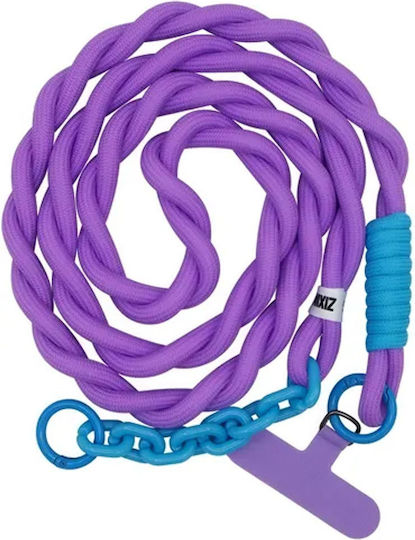 Vivid Neck Rope Lanyard Purple Gst-250318-1