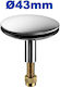 Remer Bath Plug A B Ø43mm 03925