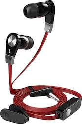 700802_r In-ear Handsfree Headphones with Connector 3.5mm Red 700802_r In-ear Handsfree Headphones with Connector 3.5mm Red