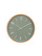 Bizzotto Clancy Wall Clock MDF Green Ø32x4.5
