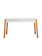 Costa Τραπέζι Τραπεζαρίας Ξύλινο Pine-white 120x75x77εκ.