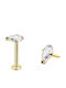 Polytimo Gold 14K Bar Earring 1.2mm