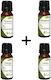 Citrus Fever Κιτρώδη Αιθέρια Έλαια Μανταρίνι Κόκκινο 10ml + Περγαμόντο 10ml + Πορτοκάλι 10ml + Λεμόνι 10ml Nature & Body