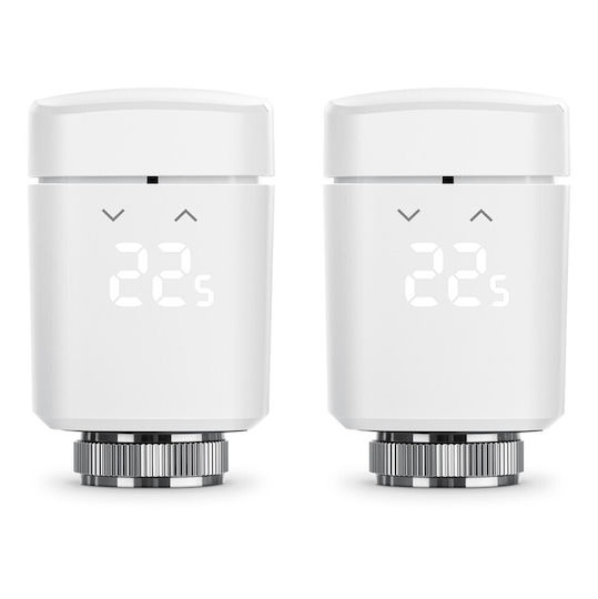 Eve Thermo Smart Thermostat-Ventil 2er-Pack 2020 Homekit Heim Küche