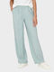 Women's Fabric Trousers with Elastic Pink
