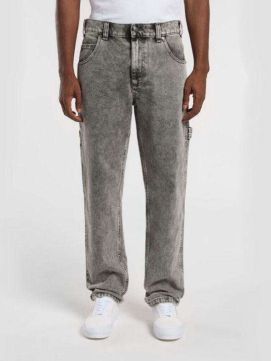 Garyville Ανδρικό Παντελόνι Τζιν με Regular Straight Εφαρμογή Grey