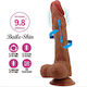 Baile Realistisches Dildo mit Hoden und Saugnapf Fleisch 24cm