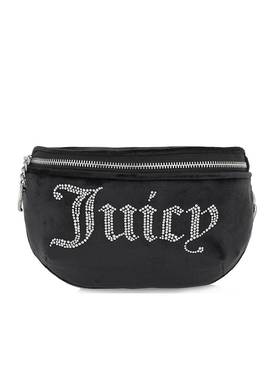 Juicy Couture Γυναικείο Τσαντάκι Μέσης Μαύρο