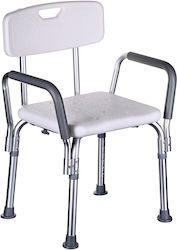 Aiv Shower Chair Κάθισμα Μπάνιου με Πλάτη 41x17x2.5cm