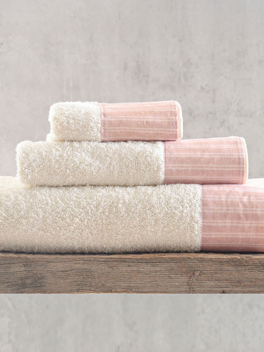 Rythmos Bath Towel Set 3 pcs Eloise Pink Weight...
