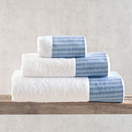 Rythmos 3-tlg. Set Badetücher Bath Collection Blue Gewicht 500gr/m²