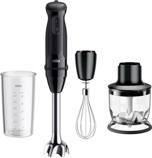 Braun MultiQuick 5 Ραβδομπλέντερ με Ανοξείδωτη Ράβδο 1000W Μαύρο