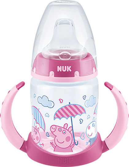 Nuk First Choice Peppa Pig Чаша за обучение Пластмаса с дръжки Розов за 6m+м+ 150мл