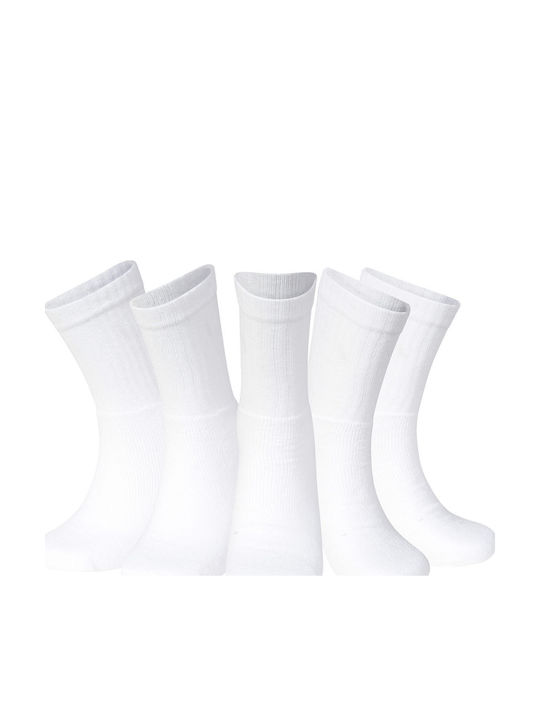 Rouxaki Athletic Socks Black 5 Pairs