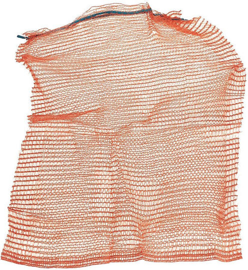 Storage Bags Drawstring 30 x 50 cm Capacity 5 kg 100 Pieces Orange Geko G71980b