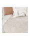 Borea Blanket Cot Pink with Animal 110x140cm