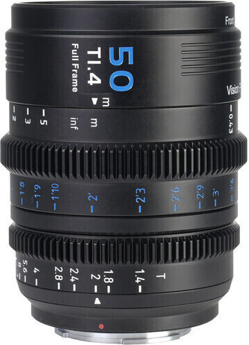 Sirui Full Frame Φωτογραφικός Φακός Vision Prime 50mm T1.4 Σταθερός για Sony E Mount Μαύρος