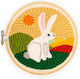 Kikkerland Hase Punch Needle Gg272 Spielzeug