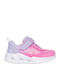 Glow Kids Sneakers with Scratch Fuchsia