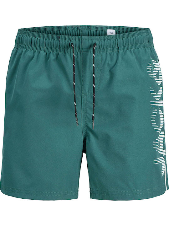 Jack & Jones Παιδικό Μαγιό Βερμούδα / Σορτς Mallard Green