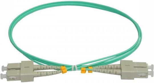 Cablu Patch Emtex Fo Sc Pc-sc Pc Mm Om3 50/125 Lszh Manta 3.0mm Duplex 5m