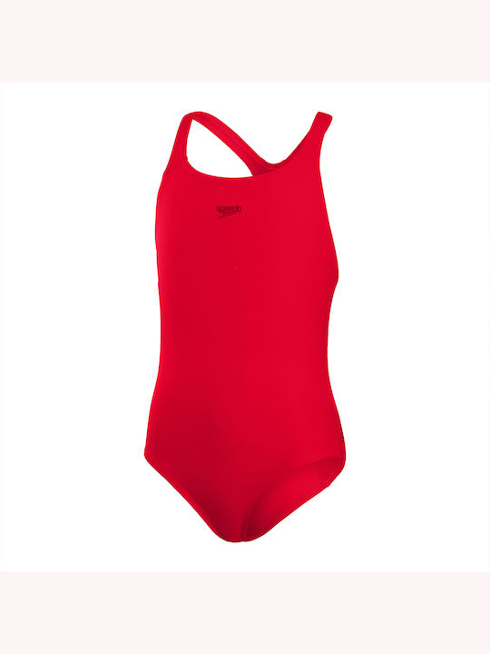 Speedo Endurance+ Medalist Kids Swimwear One-Piece Red